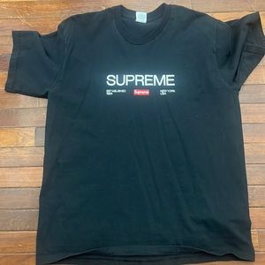 Supreme New York small box logo tee